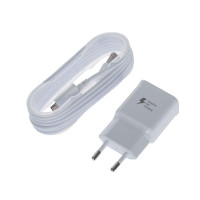 Сетевое зарядное устройство Samsung 2A, microUSB (EP-TA20EWEUGRU) White