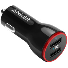 Автомобильное зарядное устройство Anker 24W 2-Port Car Charger 2 A2310011 (Black)